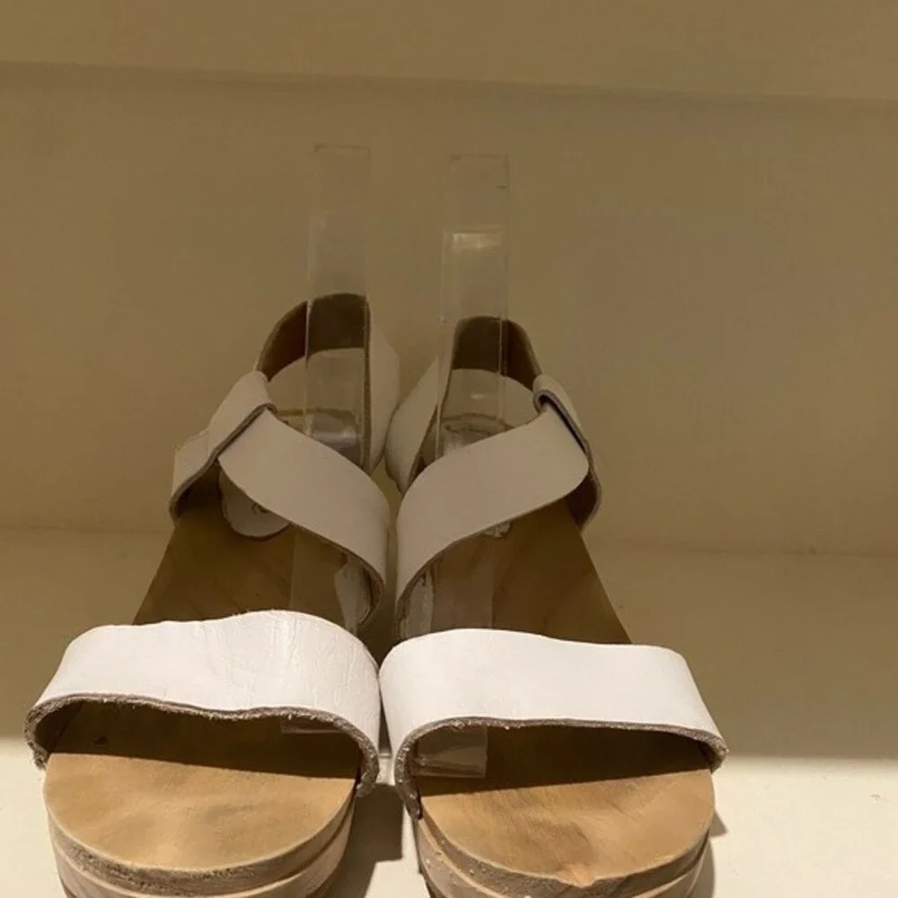 Free People white clog sandals size 40 - Picture 2 of 9